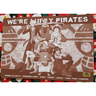 One Piece  แผ่นรองเขียน / รองตัด ลาย รวมตัวละครวันพีซ นามิ  (ญี่ปุ่น)  Size :25 x 17 cm