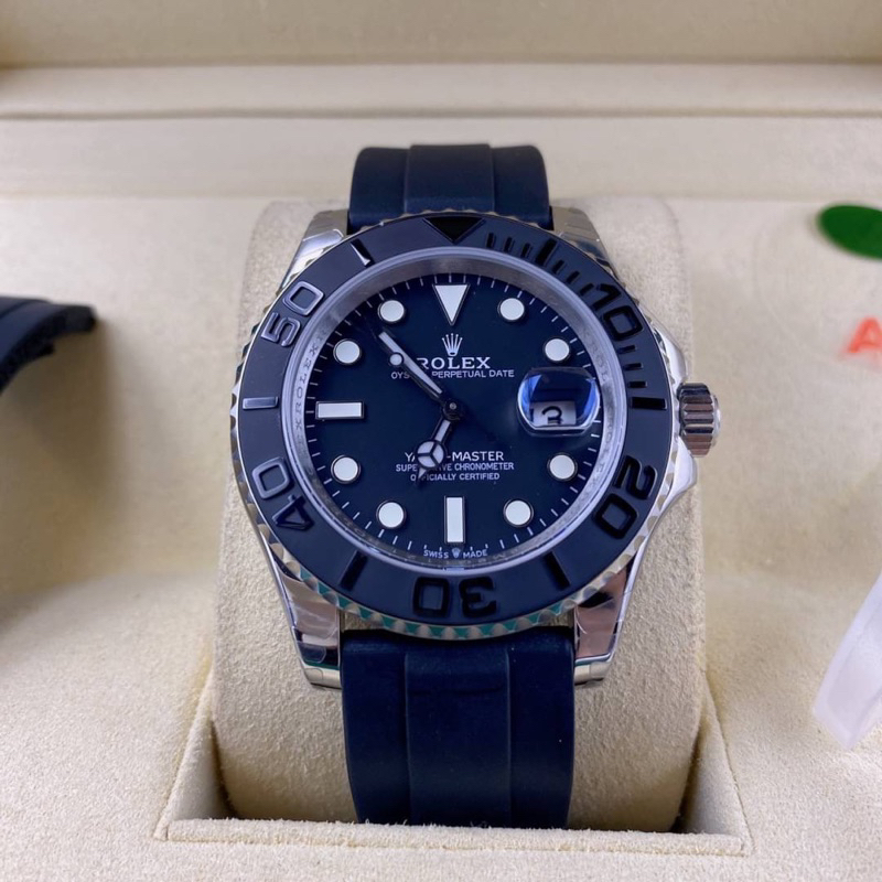 นาฬิกาข้อมือผู้ชาย rolex//YACHT MASTERS  Rolex TOP SWISS  โรงงาน  NOOB  factory  ขนาด: 40 มม.