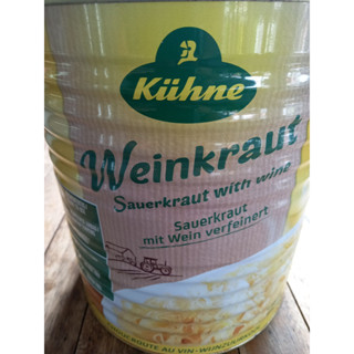 Weinkraut Sauerkraut mit Wein verfeinert 9700 Gramm / Weinkraut Sauerkraut refined with wine 9700 grams