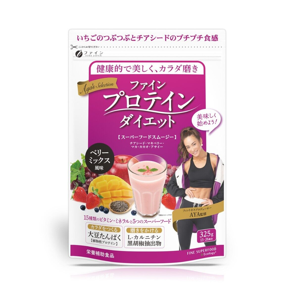 Fine Protein Diet Aya's Berry Mix 12.5gx5 5 Bags