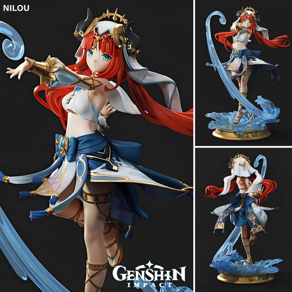Figure ฟิกเกอร์ Genshin Impact เก็นชินอิมแพกต์ Nilou นิลู Dance of Lotuslight ระบำนิโลตบลพรายแสง โมเ