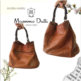 Massimo Dutti Leather Shoulder Crossbody Sling Bag🇪🇸