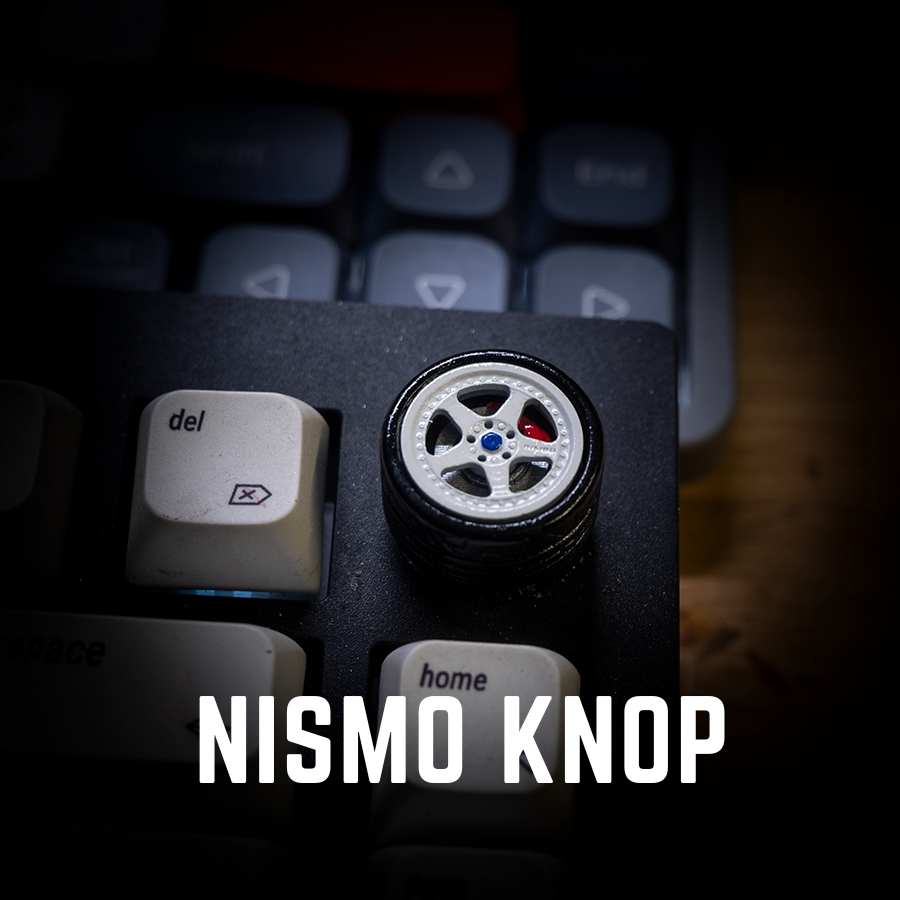 ส่งฟรี  Artisan keycap  KNOP NISMO