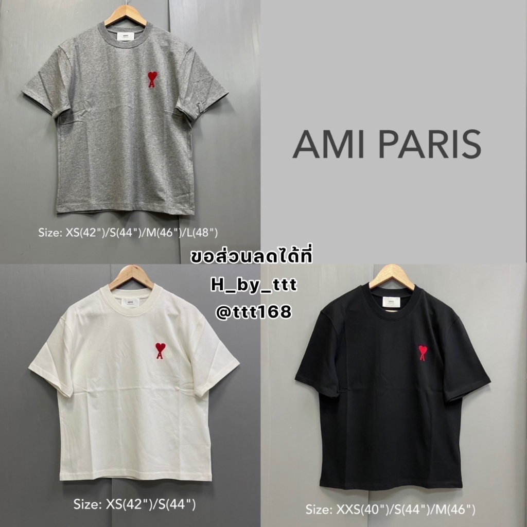 AMI PARIS  เสื้อยืด ของแท้