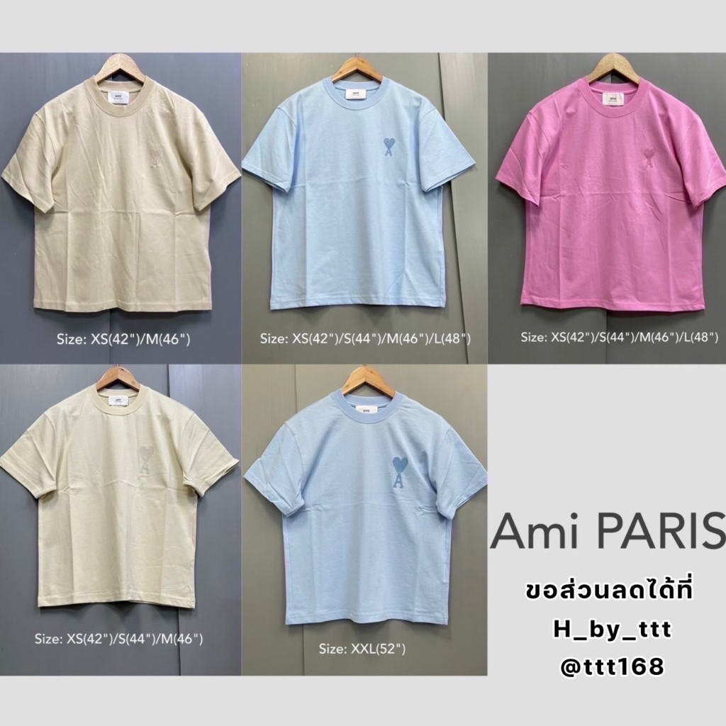 AMI PARIS เสื้อยืด ของแท้