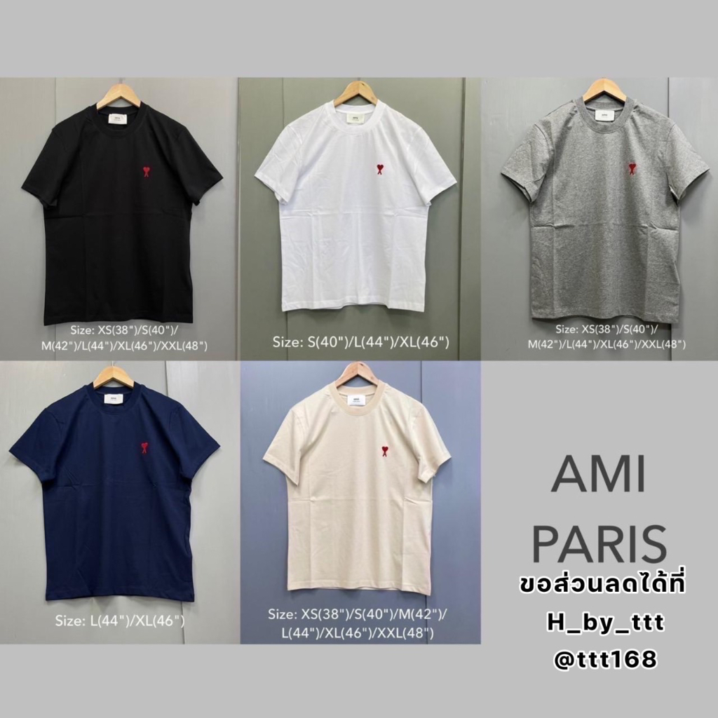 AMI PARIS เสื้อยืด ของแท้