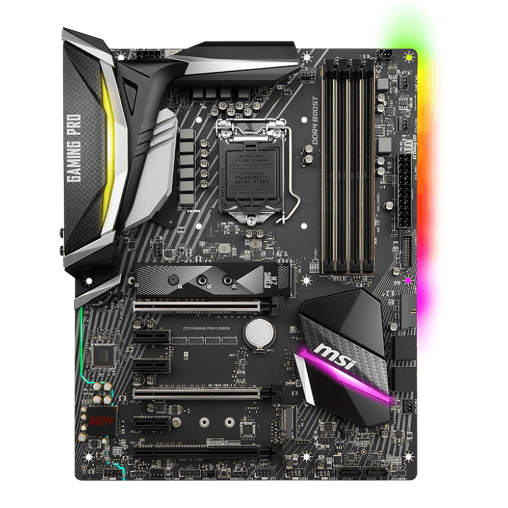 MAINBOARD (เมนบอร์ด) 1151V2 MSI Z370 GAMING PRO CARBON