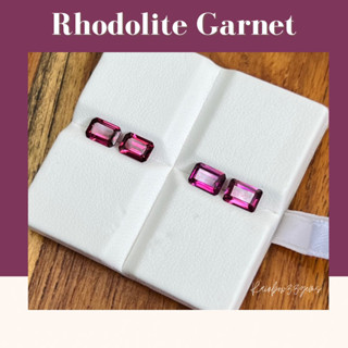 Rhodolite Garnet พลอยโรโดไรท์ พลอยดิบ แท้100% RHG001