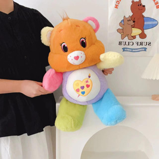 ตุ๊กตาหมีผ้าห่ม Care bear สีสดใส ขนาดประมาณ 50 cm