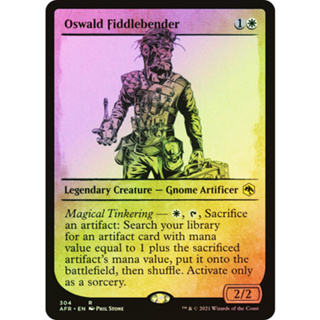 [MTG] Oswald Fiddlebender (Showcase) [AFR] [WHITE] [RARE] [FOIL] [ENG] (การ์ดเมจิค / Magic the Gathering)