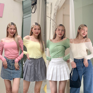 💖ใส่โค้ด “3PCSSEP ลด 75.- 3pcs.basket Jejee top เซ็ตเสื้อได้2ชิ้น