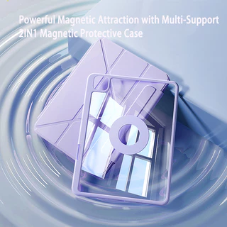 Powerful Magnetic Attraction with Multi-Support 2in1 Y-shaped Protective Case forAir4/5 Air11 2024 Gen10 Pro11M4 Air13