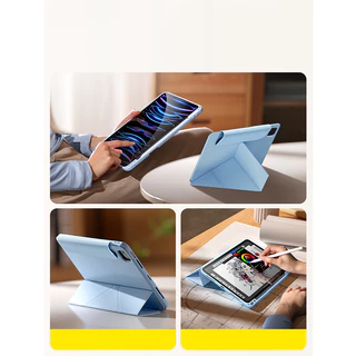 Powerful Magnetic Attraction with Multi-Support 2in1 Y-shaped Protective Case forAir4/5 Air11 2024 Gen10 Pro11M4 Air13