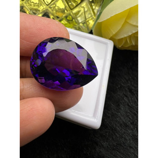 Lab Amethyst 15x21 mm Pear shape 1 pieces