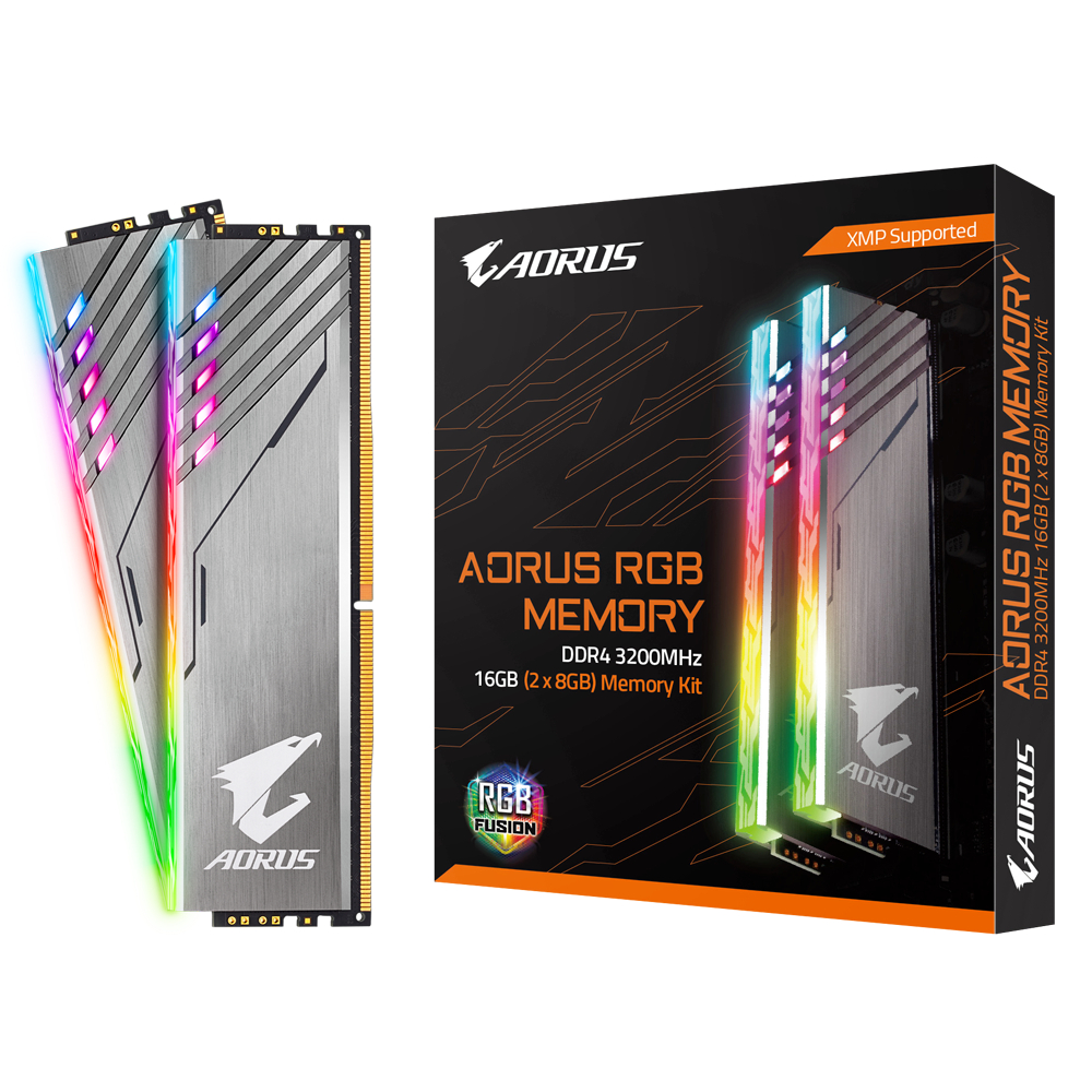 แรม RAM DDR4/3200 AORUS RGB (8GBx2) 16GB BUS3200 ประกัน LT