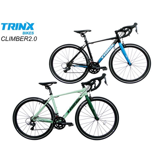 จักรยานเสือหมอบ CLIMBER2.0 TRINX 700C เกียร์ 16 สปีด เฟรมอลู