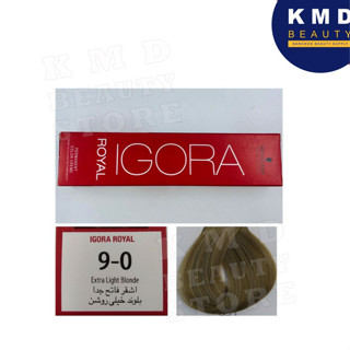 Schwarzkopf Igora Royal 9-0  ครีมเปลี่ยนสีผม ชวาร์สคอฟ อีโกร่า รอแยล เบอร์ 9-0