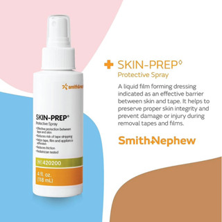 Smith &amp; Nephew SKIN-PREP Spray, Protective Dressing Spray, สเปรย์ลดการระคายเคืองจากการติดพลาสเตอร์ปิดแผล