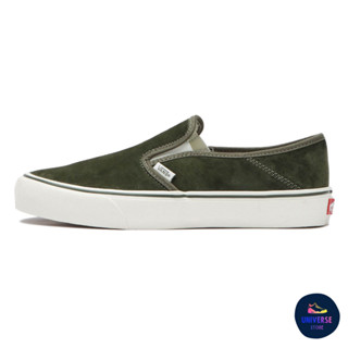 [ของแท้ ส่งฟรี PRE-ORDER] VANS SLIP-ON VR3 SF SHERPA G.LEAF