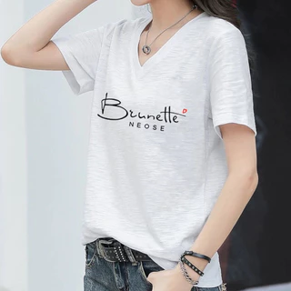 เสื้อดำ เสื้อแฟชั่นเกาหลี ผ้า Cotton100% No.32 ดีไซน์สวยเก๋ High quality รุ่น C722