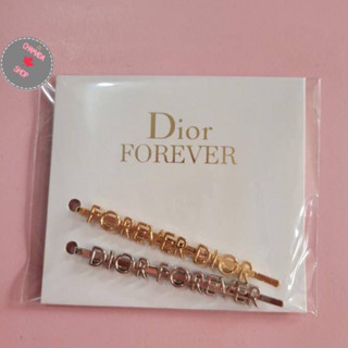 DIOR Dior Forever Hair Clip Gold and Silver Color (Pair) แท้💯