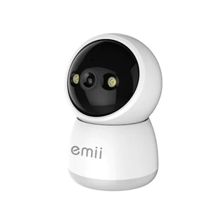 Emii M2 กล้องวงจรปิดไวไฟ 4MP 2K ชัดที่สุด ชิป HiSilicon ภาพสี 24 ชม. พูดโต้ตอบได้ AI ตรวจจับคน ดูผ่านมือถือ Hieasy P6S