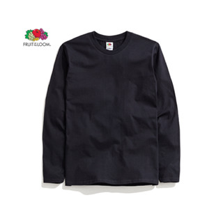 Fruit of The Loom® Classic Long Sleeve Black เสื้อยืดแขนยาว - ดำ