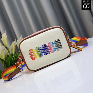 (แท้ 💯%‼ from Factory) MINI JAMIE CAMERA BAG WITH RAINBOW (CA072)