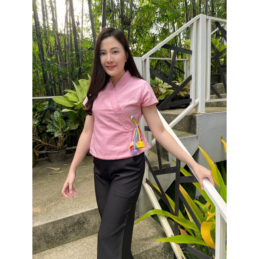 เสื้อพื้นเมือง ผ้าฝ้าย ฟูหลากสี