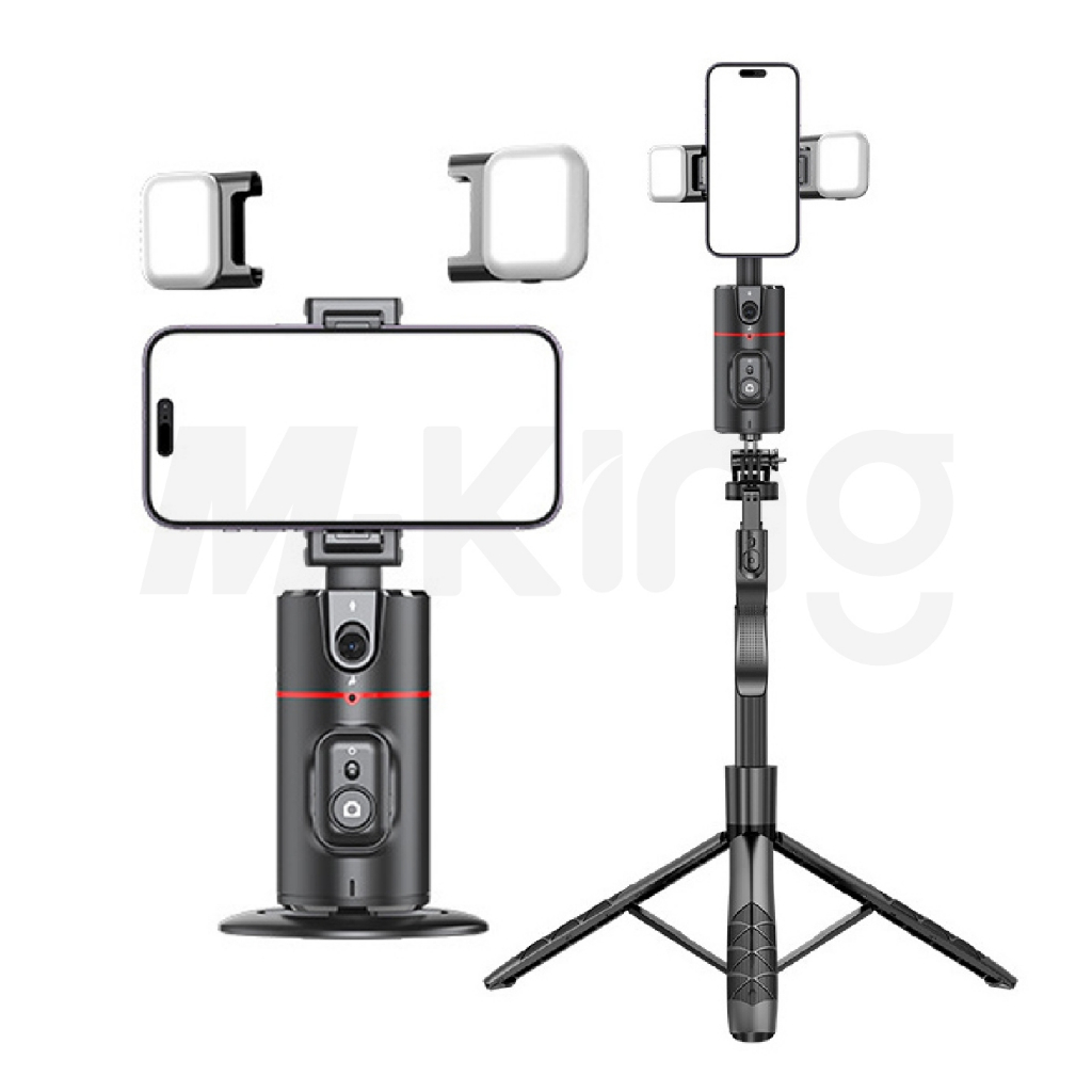 มาใหม่!!0TELESIN ถ่ายภาพอัจฉริยะ Gimbal Selfie 360° Rotation Auto Face TRACKING 360°รุ่น P01/P02/ ขา