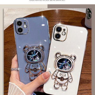 เคสโทรศัพท์ ลายหมี พร้องขาตั้ง สำหรับรุ่น Vivo Y11 Y12 Y15 Y17 Y12S Y12A Y3S Y20 Y20S Y21 Y21T Y33S Y33T T1X Y15 S Y01