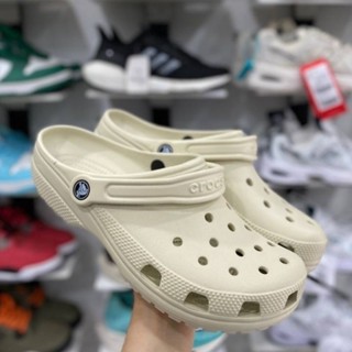 รองเท้าแตะ​Crocs รองเท้าหัวโต ผู้หญิง​สีเบจ​ ✔️มีป้าย 🔥มาแรง