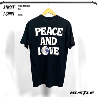 [Hustle.store]เสื้อยืด Stussy PEACE AND LOVE มือ1ของแท้🇦🇺พร้อมส่ง‼️‼️‼️‼️‼️‼️‼️‼️