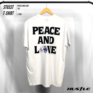 [Hustle.store]เสื้อยืด Stussy PEACE AND LOVE มือ1ของแท้🇦🇺พร้อมส่ง‼️‼️‼️‼️‼️‼️‼️‼️