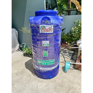 ถังเก็บน้ำบนดิน SAFE สีน้ำเงิน ครีมเรียบ เทาเรียบ 330-2500 ลิตร ส่งฟรีกรุงเทพปริมณฑล (ต่างจังหวัดมีค่าส่ง)