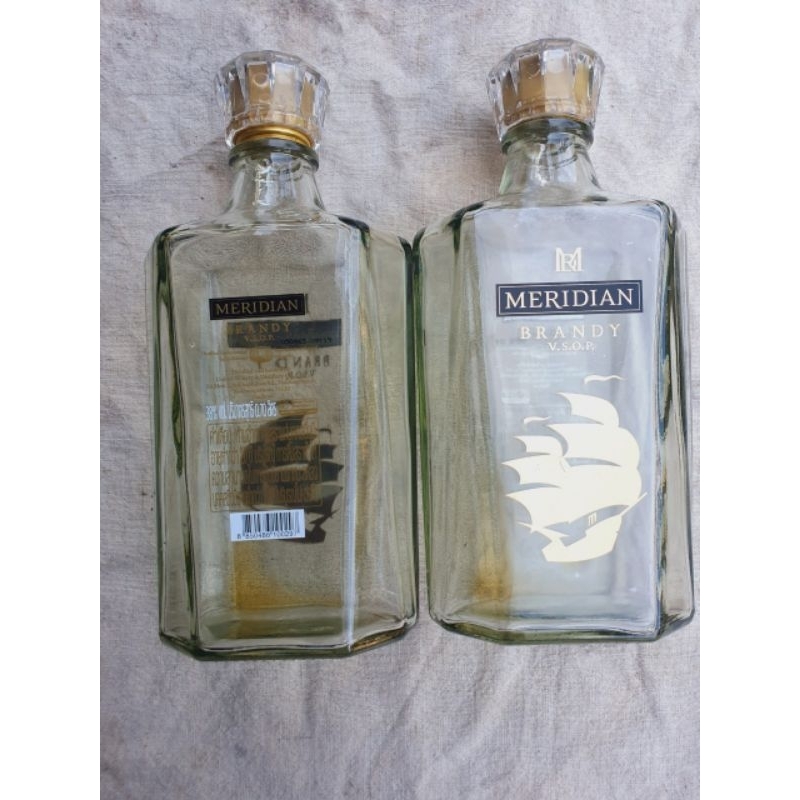 ขวดเหล้าเปล่า MERIDIAN BRANDY V.S.O.P 700Ml ไม่มีกล่อง