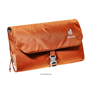 กระเป๋า deuter รุ่น Wash Bag II โลโก้ใหม่ปี 2023 สีส้ม Chestnut , สีดำ Black , สีเหลือง Cinnamon