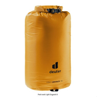 ถุงกันน้ำ deuter รุ่น Light Drypack 8 โลโก้ใหม่ ปี 2023 สีเหลือง Cinnamon