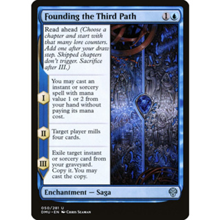 [MTG] Founding the Third Path [DMU] [BLUE] [UNCOM] [NORMAL] [ENG] (การ์ดเมจิค / Magic the Gathering)