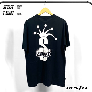 [Hustle.store]เสื้อยืด Stussy Crown Tee  มือ1ของแท้🇦🇺พร้อมส่ง‼️‼️‼️‼️‼️‼️‼️‼️