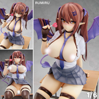 Figure ฟิกเกอร์ PinkCat Mataro Original Character Devilish Girl Rumiru Evil ปีศาจสาว รูมิรุ School Uniform Devil Hentai