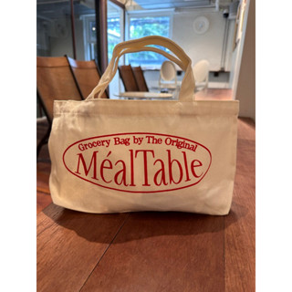 Meal table mini tote bag กระเป๋าผ้า ไป คาเฟ่ มินิมอล พร้อมส่งจากไทย 🍅🧀🧇 รูปถ่ายจากสินค้าจริง