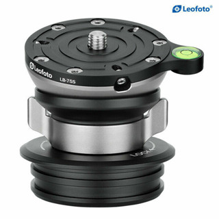 Leofoto LB-75S 75mm Leveling Base with Adapter for 75mm Tripod Bowl