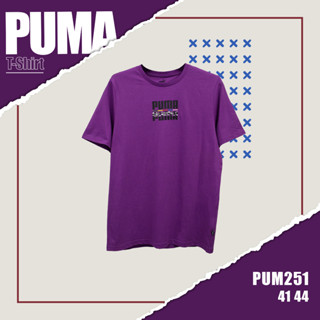 เเขนสั้น PUMA (TSM-PUM-251) ผ้านิ่มใส่สบาย ระบายอากาศดี ใส่ได้ทั้งชายและหญิง