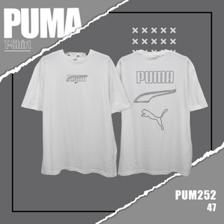 เสื้อยืดเเขนสั้น   PUMA (TSM-PUM-252) ผ้านิ่มใส่สบาย ระบายอากาศดี ใส่ได้ทั้งชายและหญิง