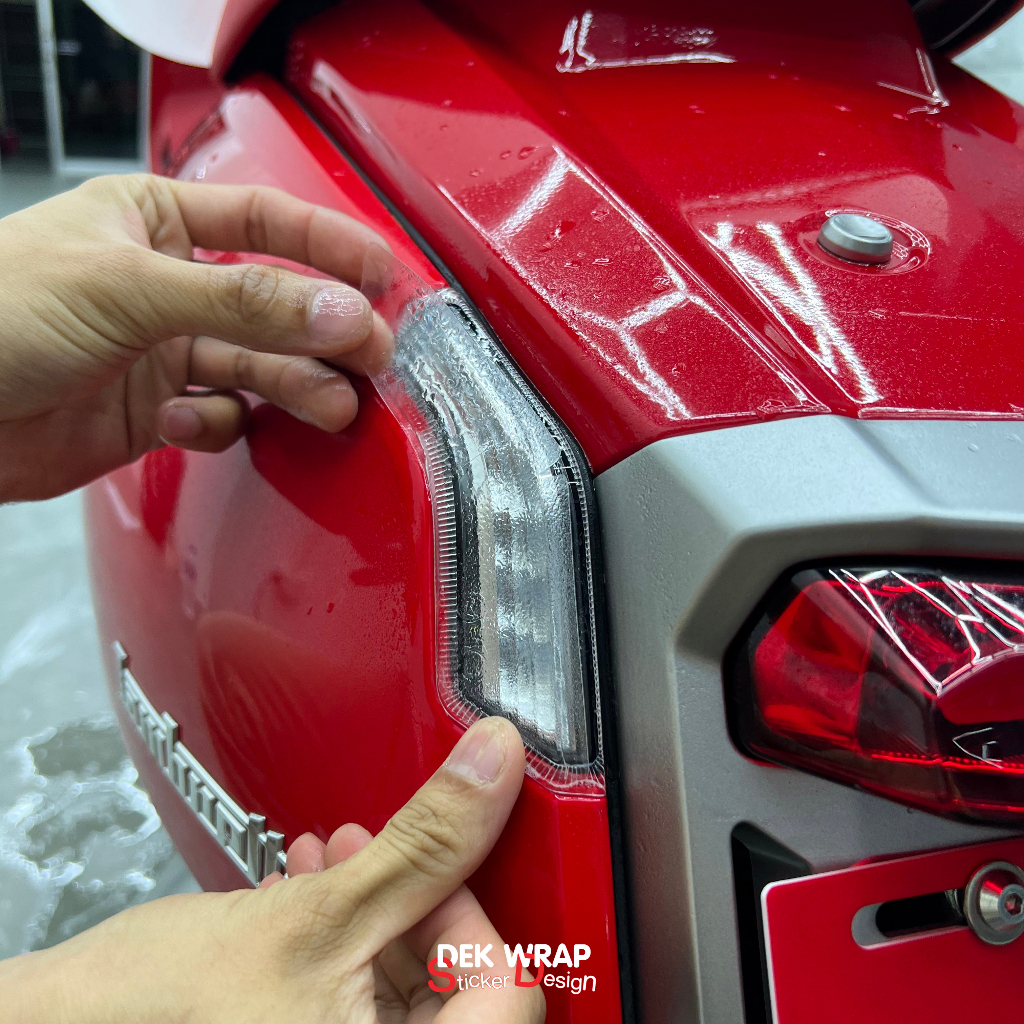 Lambretta G350 ฟิล์มกันรอยไฟเลี้ยวหน้าหลังแลมเบรตต้า - รูปที่ 3