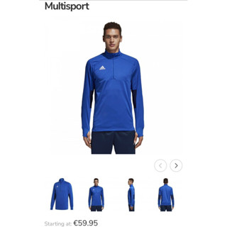 Training Top adidas Condivo 18 Sweatshirt เสื้อใส่ออกกำลังกาย แขนยาวผู้ชาย อาดิดาส