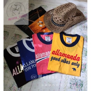 เสื้อ Allamanda (อัลลามานด้า) เสื้อยืดคอกลม ทรงเข้ารูป กุ๊นแขน