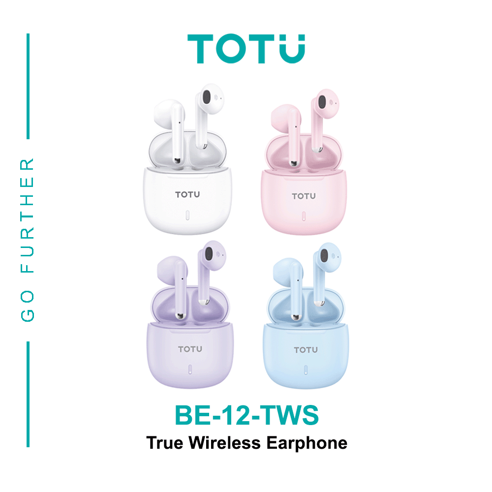 TOTU  BE-12-TWS หูฟังบลูทูธไร้สาย True Wireless Earphone