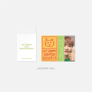 🎂🐰 พร้อมส่งทุกวันมีปลายทาง NCT DREAM 6th Anniversary Lucky Card JAEMIN ลัคกี้การ์ดยันต์ครบรอบ6ปี แจมินเยี่ยม ครบเซต